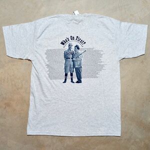 NWT Abbott and Costello Who’s on First Comedy Double Side T-Shirt Size LARGE